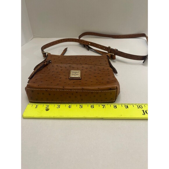 Dooney & Burke Ostrich Leather Crossbody Bag - Picture 11 of 12